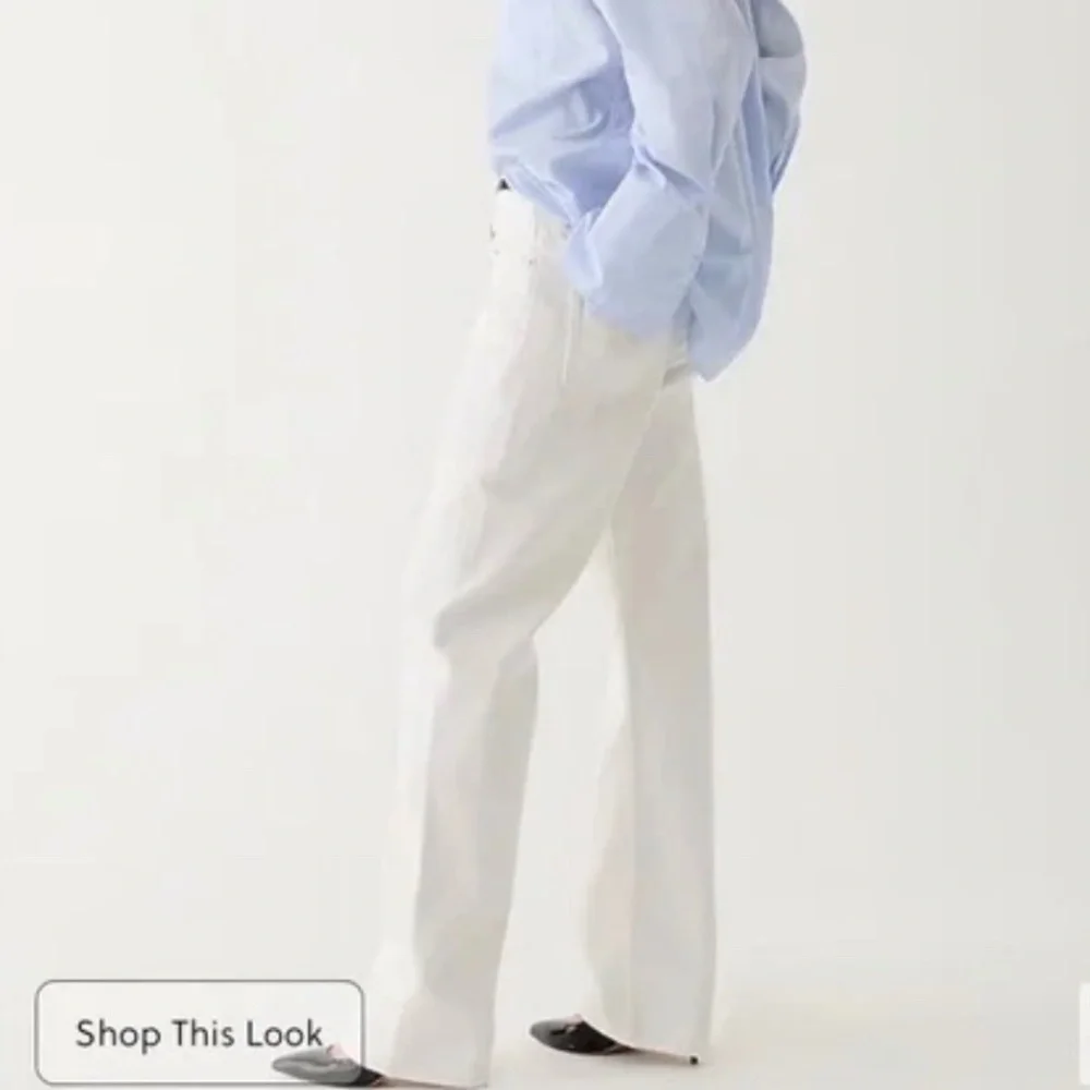 J. Crew White POINT SUR Jeans